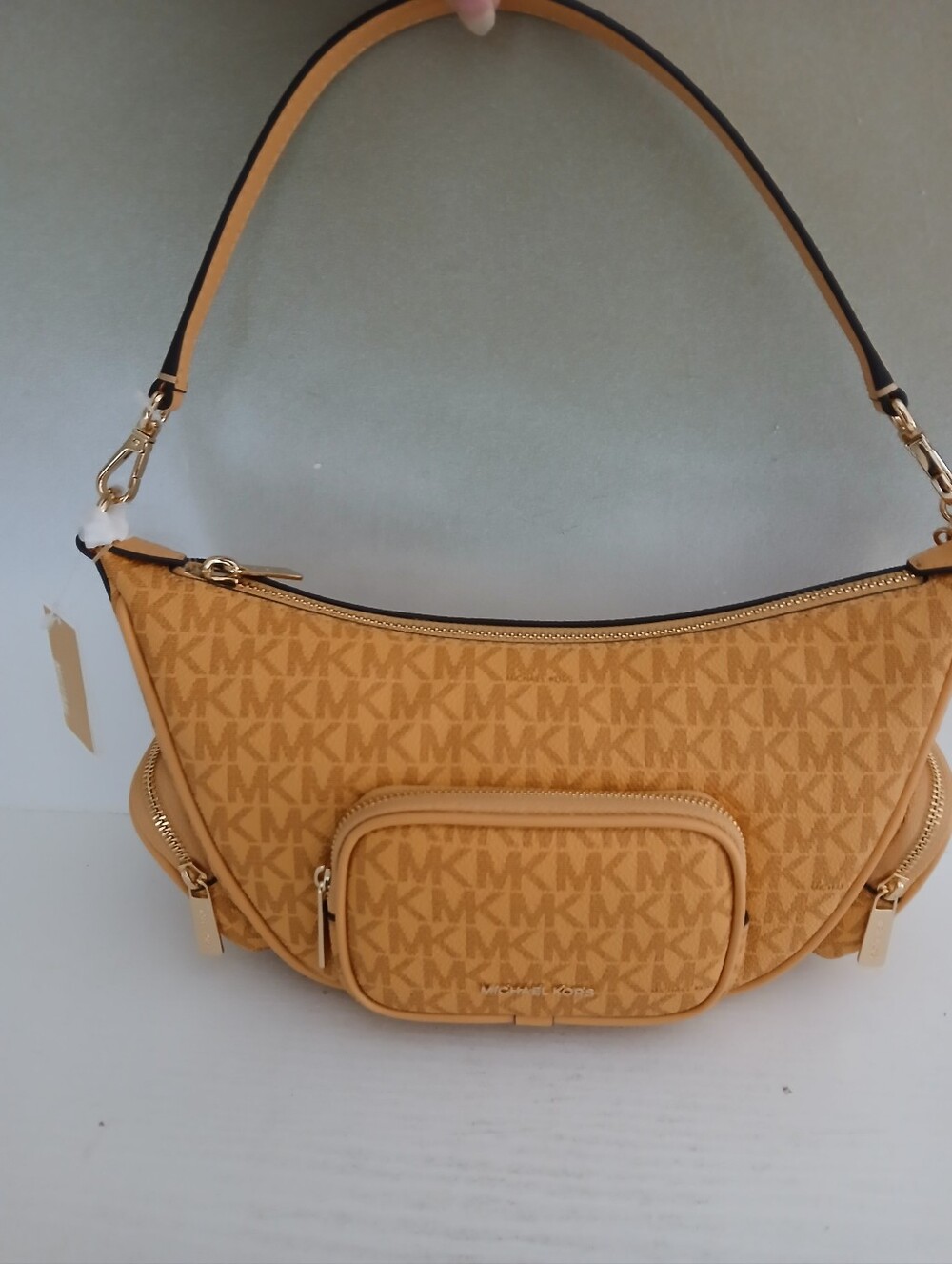 Michael Kors Merritt Honeywheat Convertible Crossbody